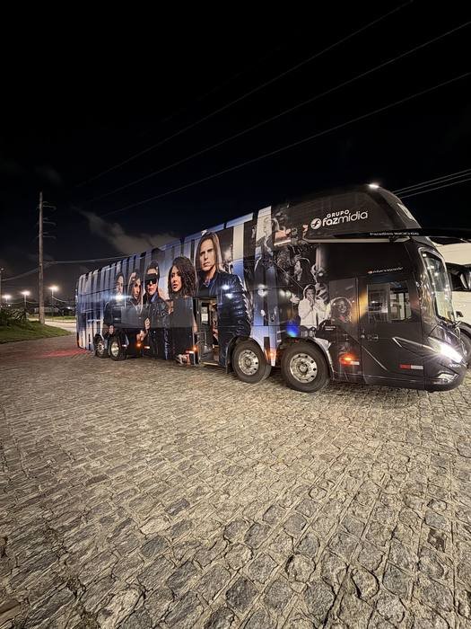Bastidores de show e turnê