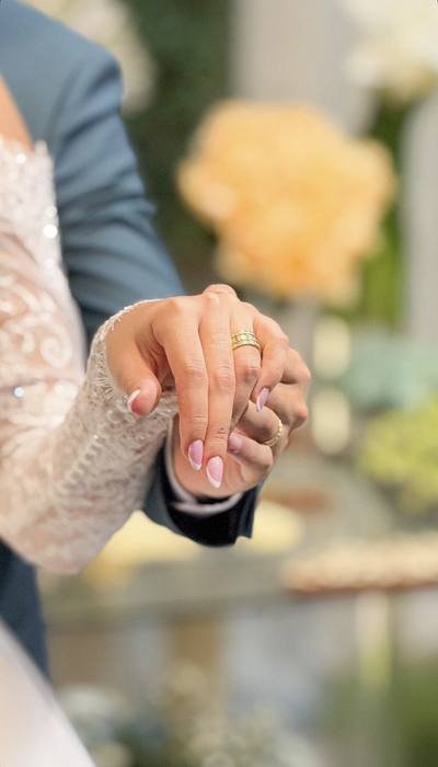 Cobertura de casamento e festa