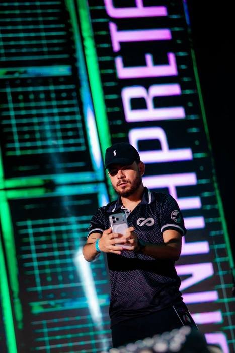 Captação de conteúdo durante o show